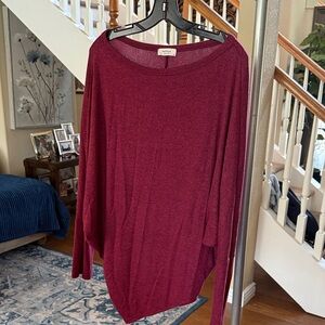 Vince Burgundy Women's Blouse